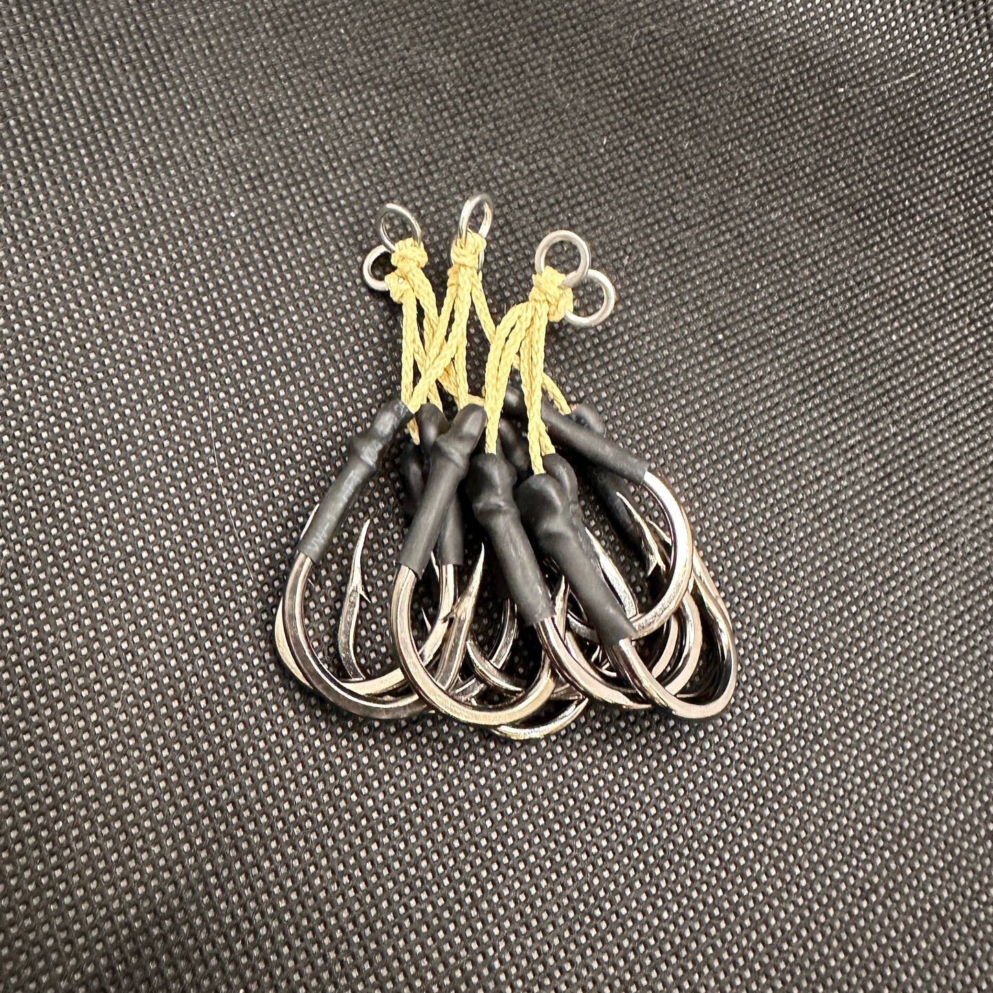 Double assist jigging hooks 6-pack for slow pitch jigs – saltwater fishing tackle