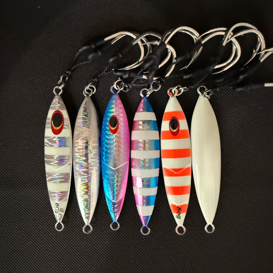Small Batch Slow Pitch Jigs – Assorted Colours & Sizes