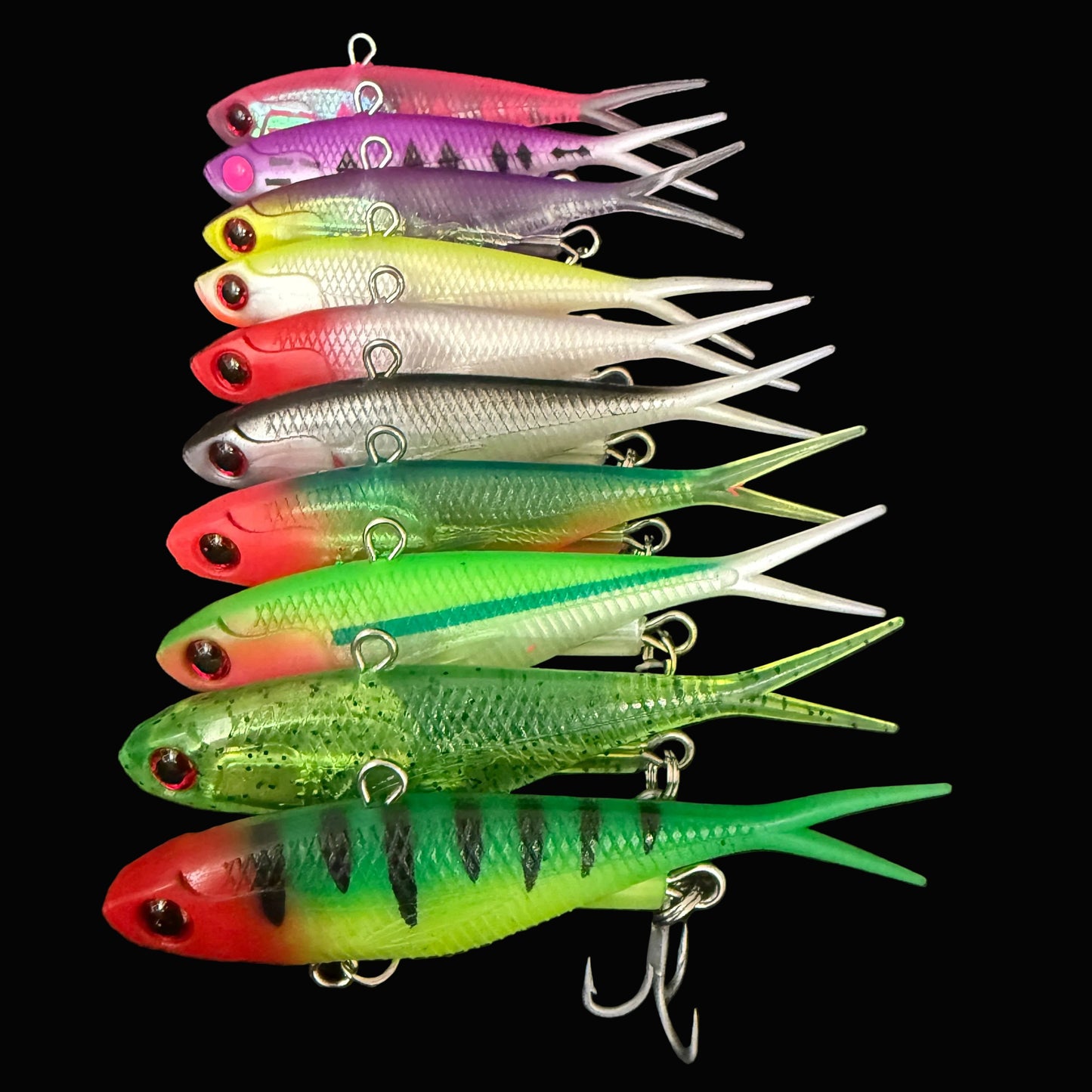 Box 10 Vibe Sets | 95mm 26gram