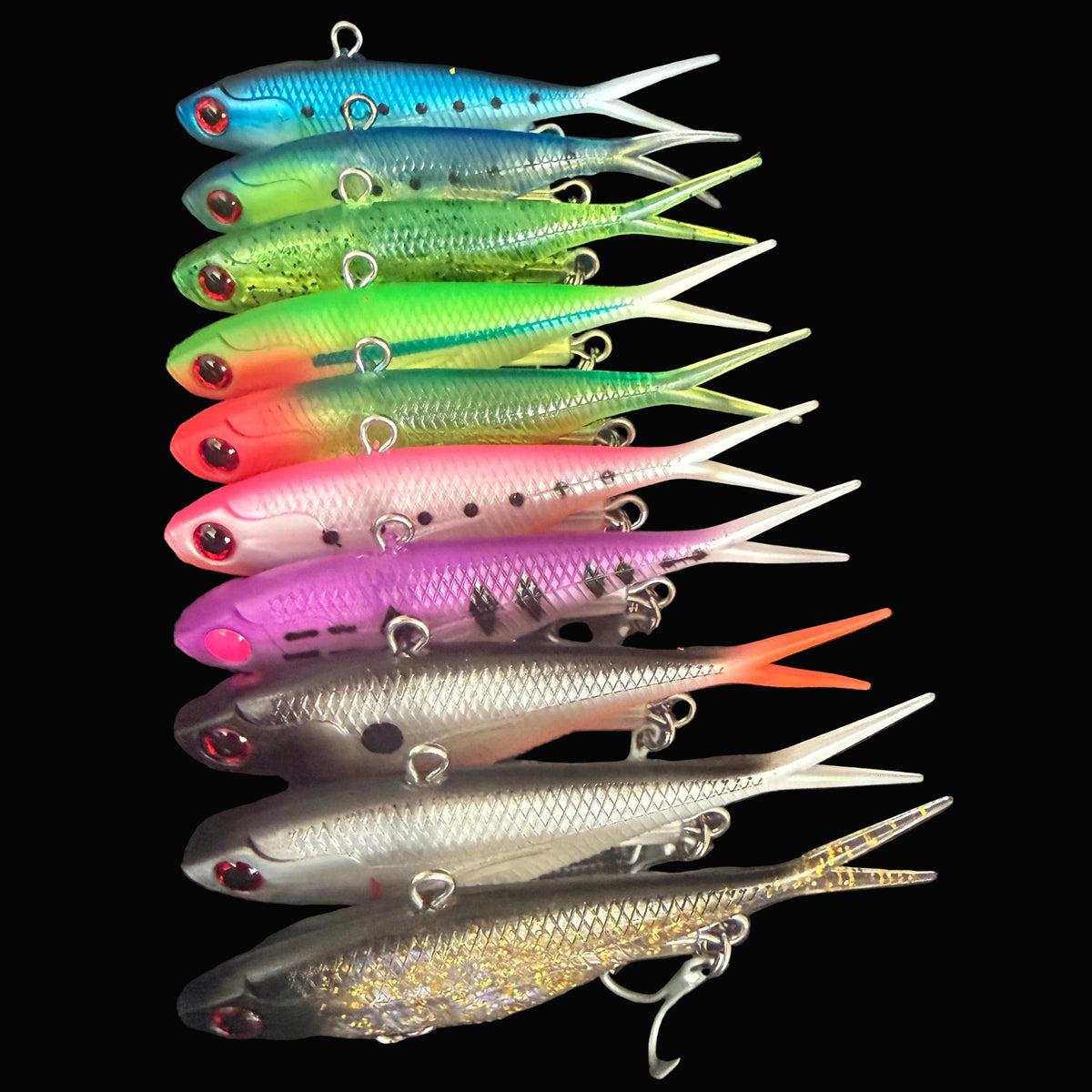 Box 10 Vibe Sets | 95mm 20gram