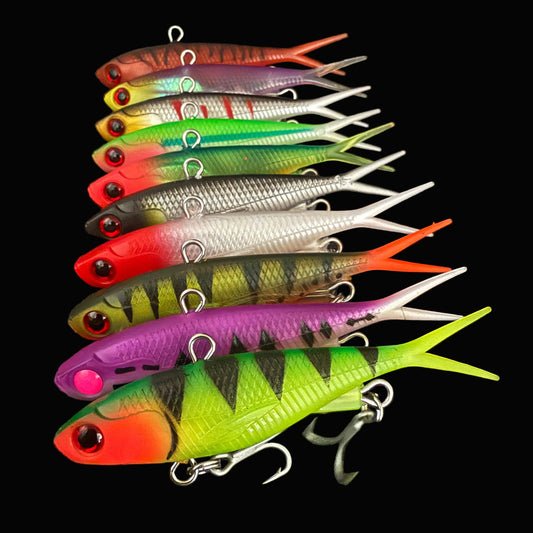 Box 10 Vibe Sets | 95mm 26gram
