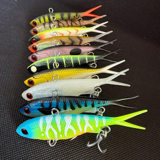 Box 10 Vibe Sets | 95mm 26gram