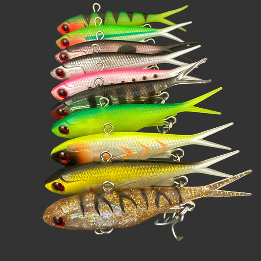 Box 10 Vibe Sets | 95mm 26gram