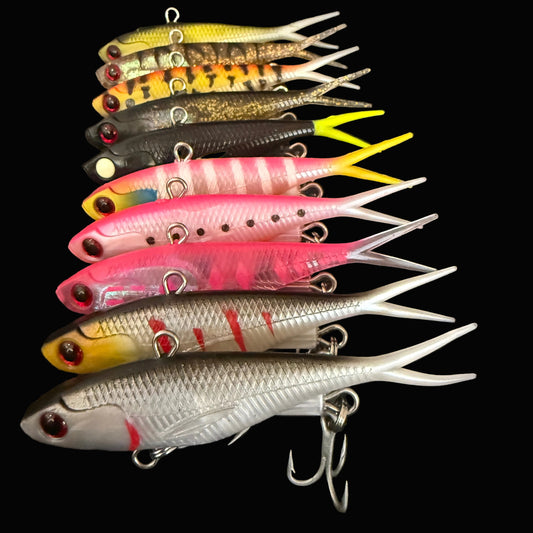 Box 10 Vibe Sets | 95mm 26gram