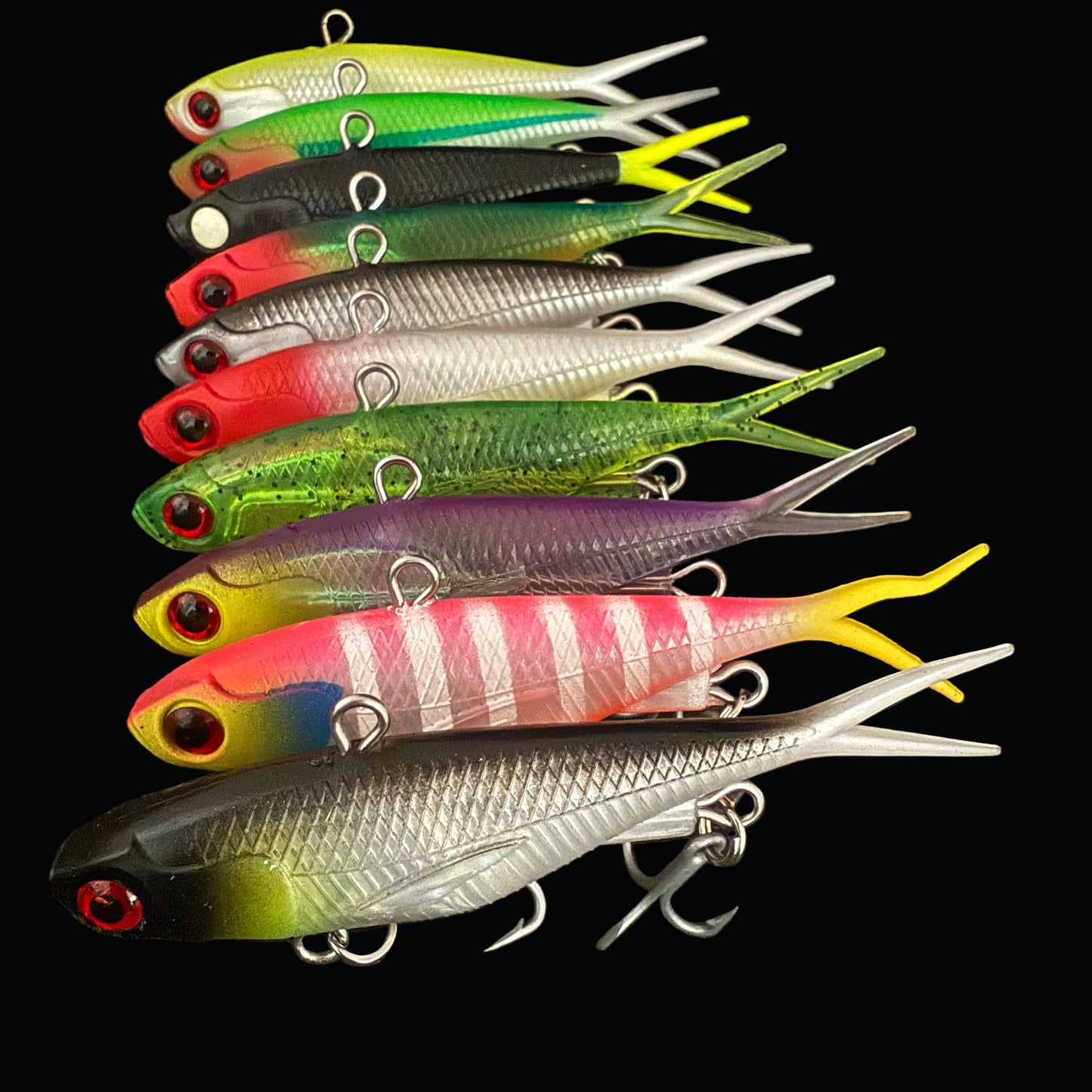 Box 10 Vibe Sets | 95mm 26gram